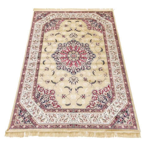 Orientalischer Teppich Gold für Wohnzimmer Rubine Aktion