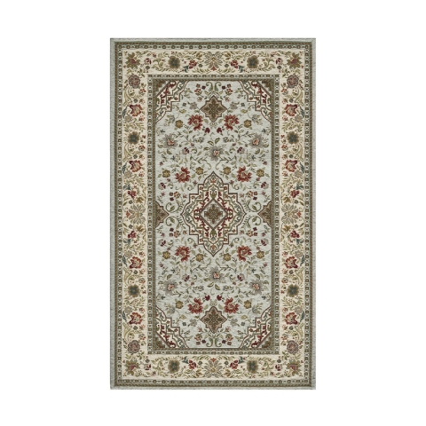 Orientalisch persischer Wohnzimmerteppich grau Tabriz Aktion