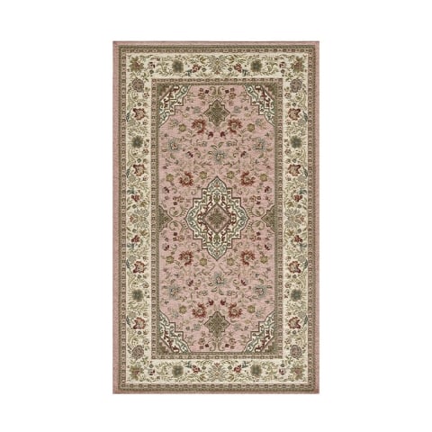Orientalischer Teppich im persischen Stil Puderrosa Tabriz Aktion