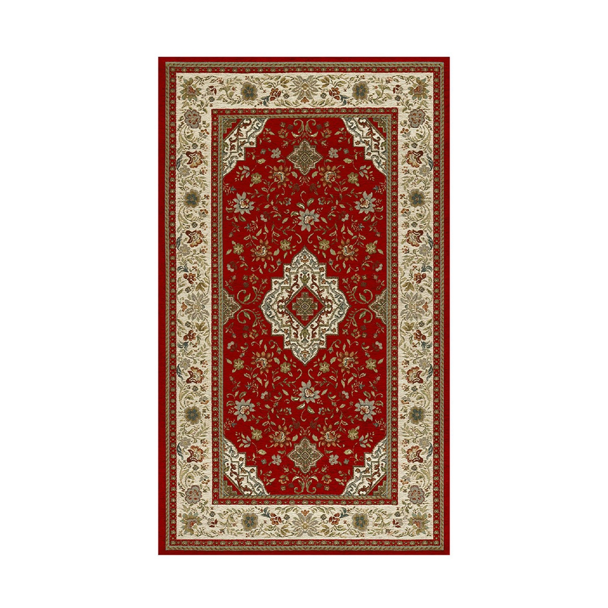 Orientteppich persische Art, rot Tabriz Aktion Orientteppich persische Art, rot Tabriz Aktion