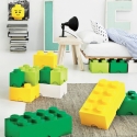 LEGO Brick rechteckiger stapelbarer Behälter mit 2 Noppen 