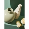 Moderner weißer Porzellanblumentopf für Blumen und Pflanzen, Design Atena Angebot