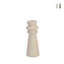 Moderner Design-Kerzenhalter aus sandgestrahltem Porzellan 5x16 Freyr Aktion