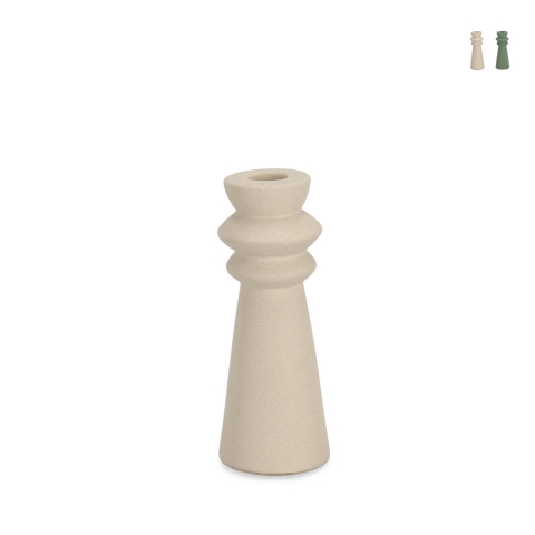 Moderner Design-Kerzenhalter aus sandgestrahltem Porzellan 5x16 Freyr Aktion