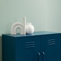 Moderne Designer-Vase Kugelform mit Flaschenhals aus Porzellan Althea Verkauf