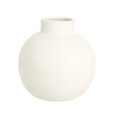 Moderne Designer-Vase Kugelform mit Flaschenhals aus Porzellan Althea Sales