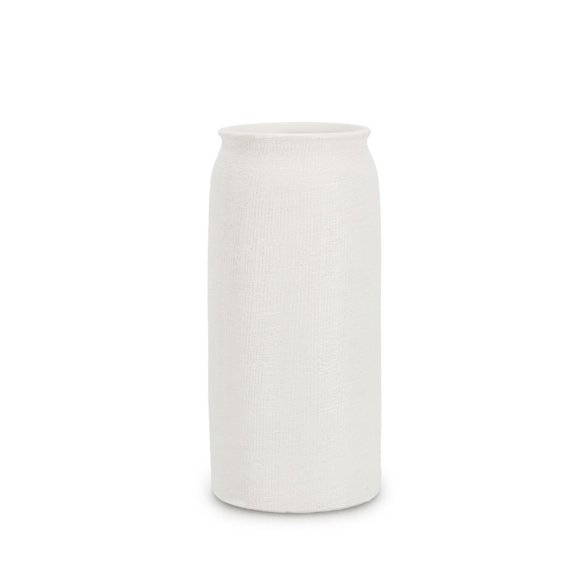 Weißer zylindrischer Keramikvase im minimalistischem Design 15x32,3 Papyrus Aktion Weißer zylindrischer Keramikvase im minimalistischem Design 15x32,3 Papyrus Aktion