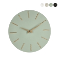 Wanduhr, goldene Zeiger, minimalistisches Design, rund, 40 cm, Timeline Aktion