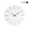Wanduhr, goldene Zeiger, minimalistisches Design, rund, 40 cm, Timeline Eigenschaften