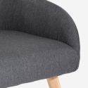Nordischer Stil Esszimmerstuhl in Grau Yamori Sales