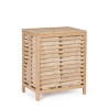 Bambus-Wäschekorb mit 2 herausnehmbaren Säcken 50x60cm Cayden Aktion
