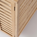 Bambus-Wäschekorb mit 2 herausnehmbaren Säcken 50x60cm Cayden Sales