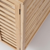 Bambus-Wäschekorb mit 2 herausnehmbaren Säcken 50x60cm Cayden Sales