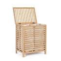 Bambus-Wäschekorb mit 2 herausnehmbaren Säcken 50x60cm Cayden Verkauf