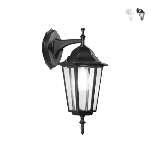 Wandleuchte für den Außenbereich mit Glasschirm IP44 Milano Aktion
