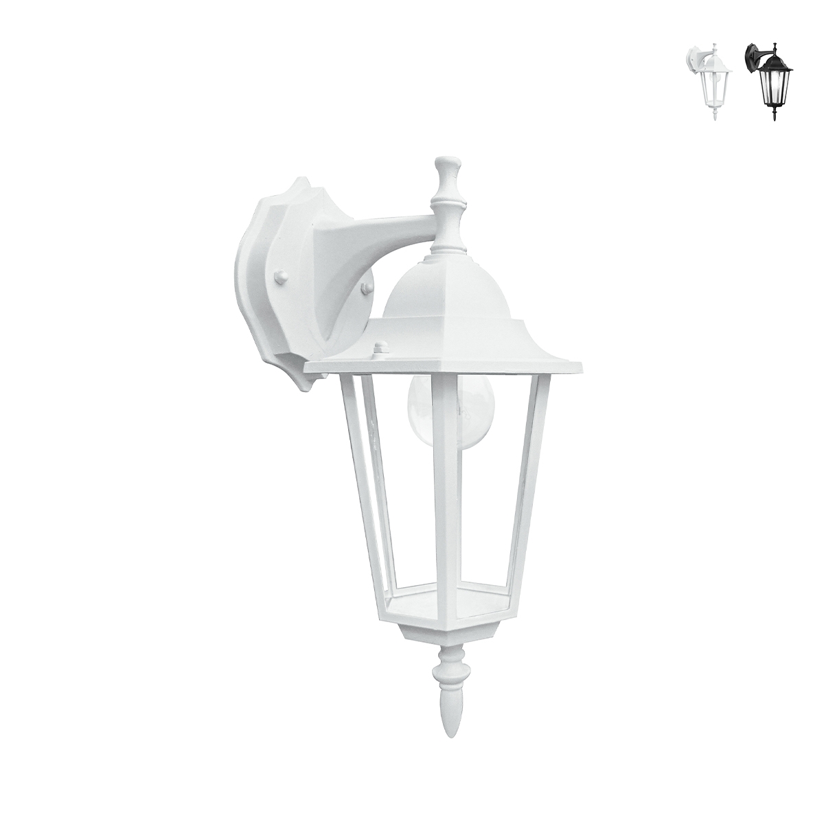 Wandleuchte für den Außenbereich mit Glasschirm IP44 Milano Sales Wandleuchte für den Außenbereich mit Glasschirm IP44 Milano Sales