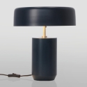 Vintage-Schreibtischlampe aus blauem Metall Kaithal Verkauf