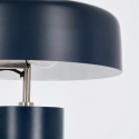 Vintage-Schreibtischlampe aus blauem Metall Kaithal Angebot