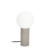 Minimalistische Tischlampe Ø15x30cm runder Glasschirm Delphine Angebot