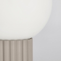 Minimalistische Tischlampe Ø15x30cm runder Glasschirm Delphine Verkauf