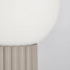 Minimalistische Tischlampe Ø15x30cm runder Glasschirm Delphine Verkauf