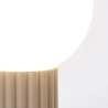 Minimalistische Tischlampe Ø15x30cm runder Glasschirm Delphine Sales