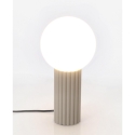 Minimalistische Tischlampe Ø15x30cm runder Glasschirm Delphine Rabatte