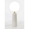 Moderne Tischlampe Design mit rundem Lampenschirm aus mattem Glas Delphine Rabatte