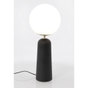 Moderne Tischlampe Design mit rundem Lampenschirm aus mattem Glas Delphine Eigenschaften