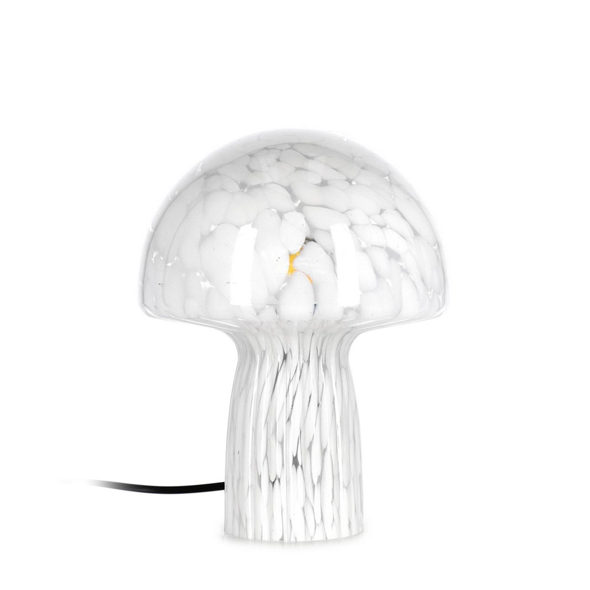 Moderne Tischlampe aus klarem, bearbeitetem Glas 20x25,5 Carysa Aktion Moderne Tischlampe aus klarem, bearbeitetem Glas 20x25,5 Carysa Aktion