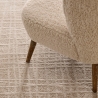 Moderner rechteckiger Teppich für Wohnzimmer in Beige Creme 200x290cm Tania Angebot