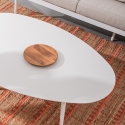 Ethno-Teppich für Wohnzimmer 200x300cm aus Jute und rosa Baumwolle Ruanda Sales