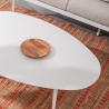 Ethno-Teppich für Wohnzimmer 200x300cm aus Jute und rosa Baumwolle Ruanda Sales