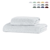 2-teiliges Handtuchset Gesicht/Badezimmer aus Baumwollfrottee 110x60 und 60x40 Denver Aktion