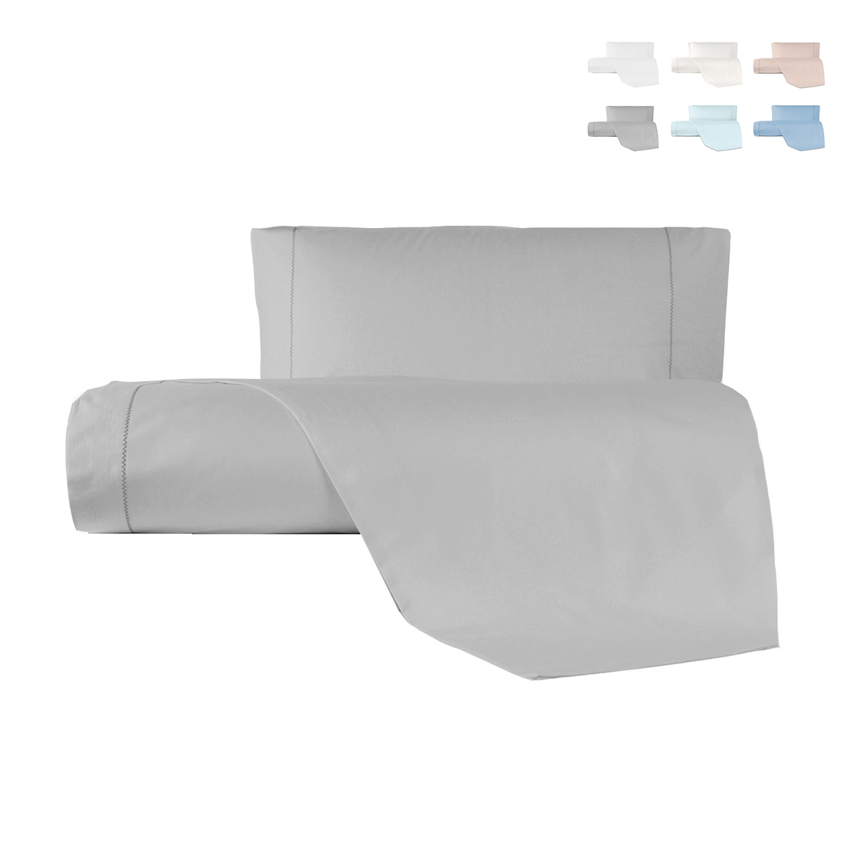 Bettwäsche-Set Einzelbett aus Baumwolle mit Kissenbezug Toronto Angebot