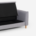 3-Sitzer Schlafsofa verstellbar Clic-Clac aus beigem Stoff Gamma Rabatte