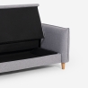 3-Sitzer Schlafsofa verstellbar Clic-Clac aus beigem Stoff Gamma Rabatte