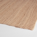 Handgefertigter Teppich aus Jute und Baumwolle 200x300 Ruanda Wohnzimmer Verkauf