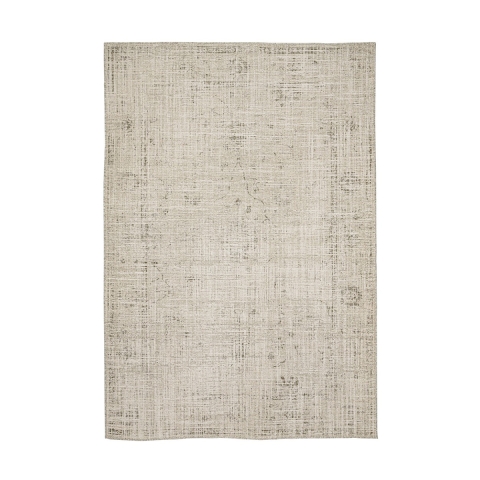 Wohnzimmer-/Küchenteppich 200x290cm beige aus Viskose und Wolle Arena Aktion