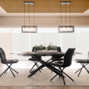 Wohnzimmer-/Küchenteppich 200x290cm beige aus Viskose und Wolle Arena Sales