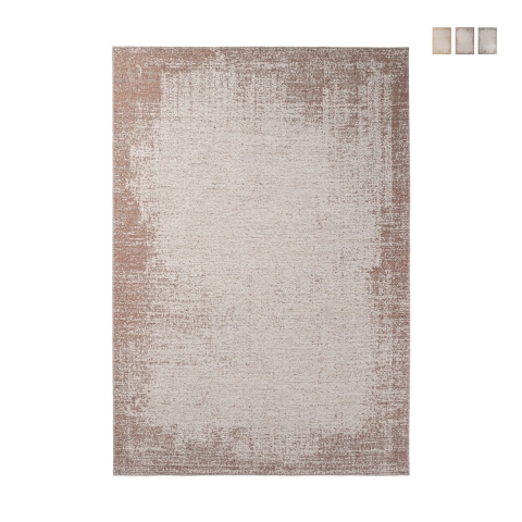 Moderner rechteckiger Wohnzimmerteppich 160x230 Jute und Polyester Silva Aktion