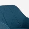 Stoffstuhl mit Armlehnen für Esszimmer und Küche Rakna Lagerbestand