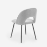 Eleganter gepolsterter Stoffstuhl für Wohnzimmer und Esszimmer Sarwa Verkauf