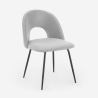 Eleganter gepolsterter Stoffstuhl für Wohnzimmer und Esszimmer Sarwa Rabatte