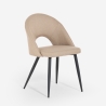 Eleganter Design-Polsterstuhl für Küche und Esszimmer Jarla Lagerbestand
