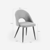 Eleganter Design-Polsterstuhl für Küche und Esszimmer Jarla Kosten