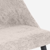 Moderne Stuhl aus Chenille für Küche, Wohn- und Esszimmer Lotur Lagerbestand