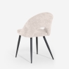 Moderne Stuhl aus Chenille für Küche, Wohn- und Esszimmer Lotur Verkauf