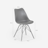 Moderner Designerstuhl für Küche und Esszimmer Sanja Modell
