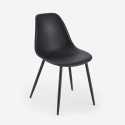 Eleganter Stuhl für Küche und Esszimmer aus Polypropylen Lusar Katalog